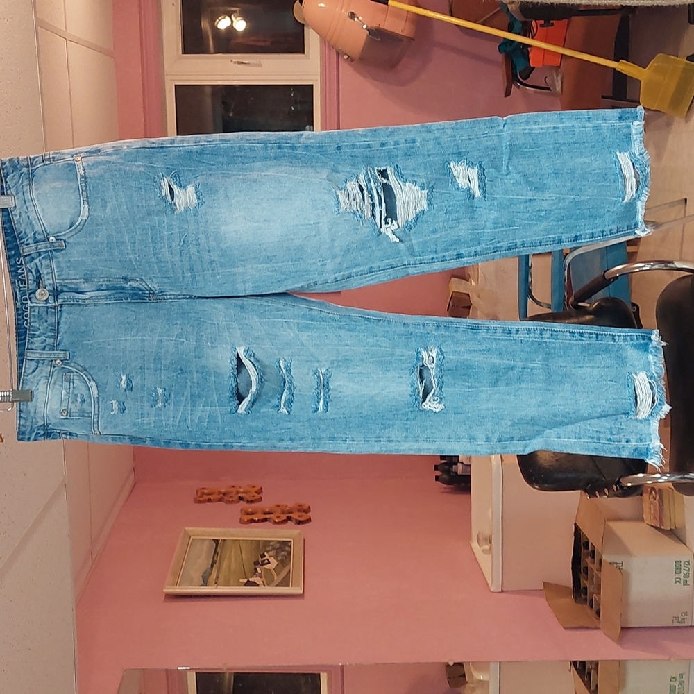 Distressed GoGo Jeans